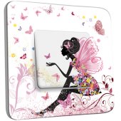 Interrupteur Décoré Simple Fée 4