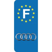 Stickers Plaque Audi