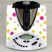 Stickers Thermomix TM31 A pois multucolore 5 