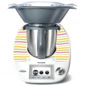 Stickers Thermomix TM5 Rayé multicolor 2