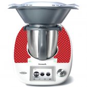 Stickers Thermomix TM5 Rouge à pois 2