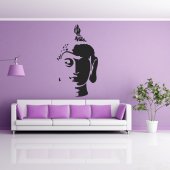 Vinilo decorativo cabeza de buda