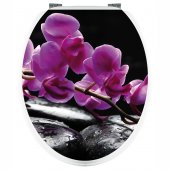Adesivo copri WC orchidea