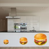Adesivo Murale hamburger