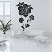 Asian Flower Wall Stickers