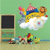 Circus Animals Wall Stickers