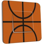 Interrupteur Décoré Poussoir Basket-Ball Zoom 1