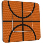Interrupteur Décoré Simple Basket-Ball Zoom 1