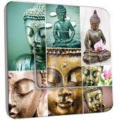Interrupteur Décoré Simple Bouddha en plusieurs images