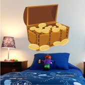 Pirate Chest Wall Stickers