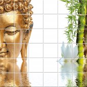 Sticker pentru faianta Buddha Bambus