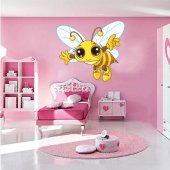 Autocollant Stickers enfant abeille