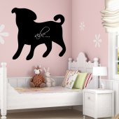 Stickers ardoise chien