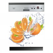 Stickers lave vaisselle orange