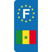 Stickers Plaque Sénégal