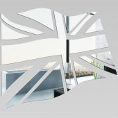 Wandspiegel aus Acrylglas englisch Flagge