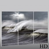 Wave - Triptych Forex Print