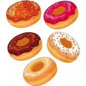 Kit stickers 7 donuts
