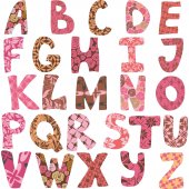 kit Stickers alphabet