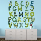 Autocollant Stickers muraux enfant alphabet