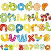 kit Stickers alphabet et chiffres