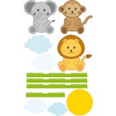 kit stickers animaux