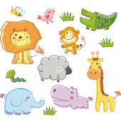 kit stickers animaux