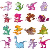 kit Stickers bébé dinosaure