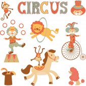 kit stickers cirque