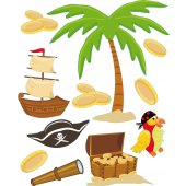 kit Stickers pirates