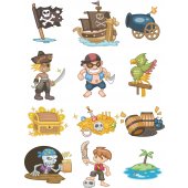 kit Stickers pirates