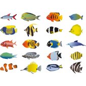 kit Stickers poissons