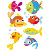 kit Stickers poissons