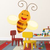 Autocollant Stickers mural enfant abeille