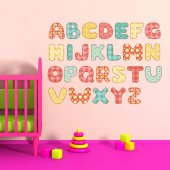 Autocollant Stickers muraux enfant alphabet