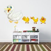 Autocollant Stickers muraux enfant canard