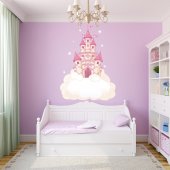 Autocollant Stickers muraux enfant chateau etoile