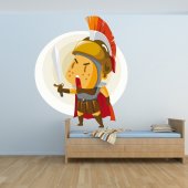 Autocollant Stickers mural enfant chevalier