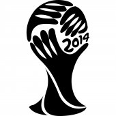 Stickers Coupe du monde Brésil 2014