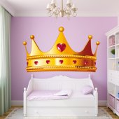 Autocollant Stickers mural enfant couronne 