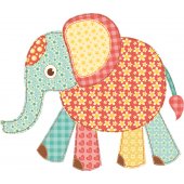 Autocollant Stickers mural enfant elephanteau