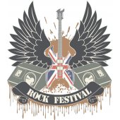 Stickers festival rock