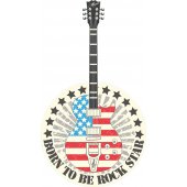 Stickers guitare usa