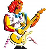 Stickers guitariste