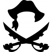 Stickers ipad 2 pirate