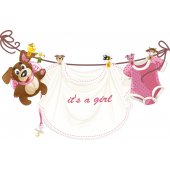 Autocollant Stickers mural enfant it's a girl