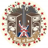 Stickers king of rock
