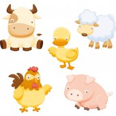 Stickers kit animaux