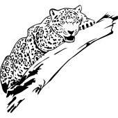 Stickers léopard