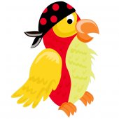 Stickers Oiseau pirate